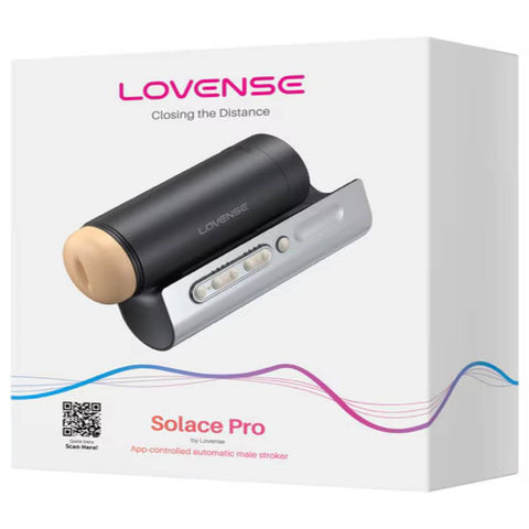 Lovense Solace Pro App Controlled Automatic Male Stroker with 300 SPM - Masturbators and Strokers