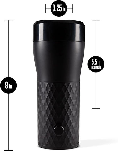 Blush Novelties M for Men Torch Thrill Mens Masturbator Vanilla TPE - Masturbators and Strokers