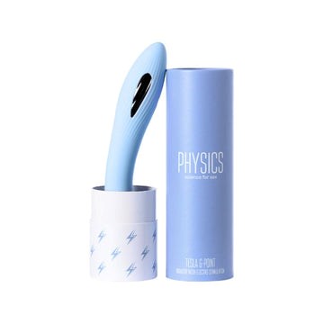 Physics Tesla Electric Stim G Spot Vibrator Blue with Advanced E Stim Tech - - G-Spot Vibrators