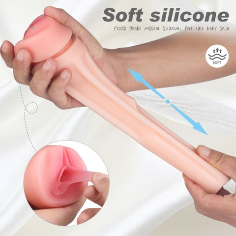 S Hande Marcus Realistic Male Stroker with TPE Interior Sleeve - Masturbators and Strokers