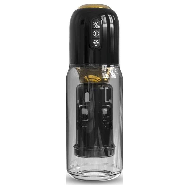 S Hande Owen Auto Sucking Rotating Mens Stroker Voice Control Triple Action - - Masturbators and Strokers