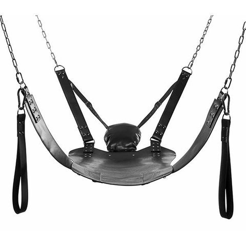 XR Brands Strict Extreme Sex Sling and Sex Swing Stand with Steel Frame - Sex Swings And Slings