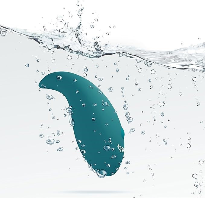 Viben Elated Pinpoint Rechargeable Vibrator Ocean Flexible Tip Design - - Personal Massagers