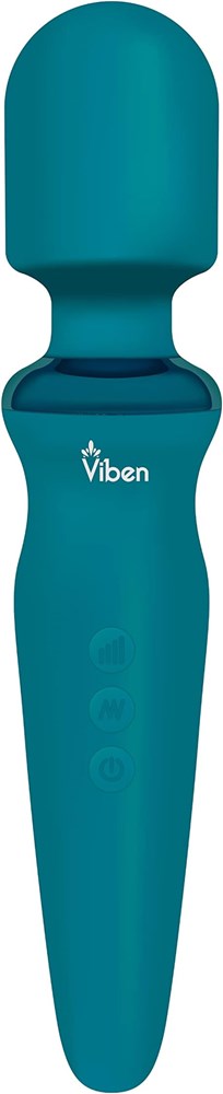 Viben Fierce Rechargeable Vibrating Wand Massager Ocean Powerful Vibrator - - Body Wands