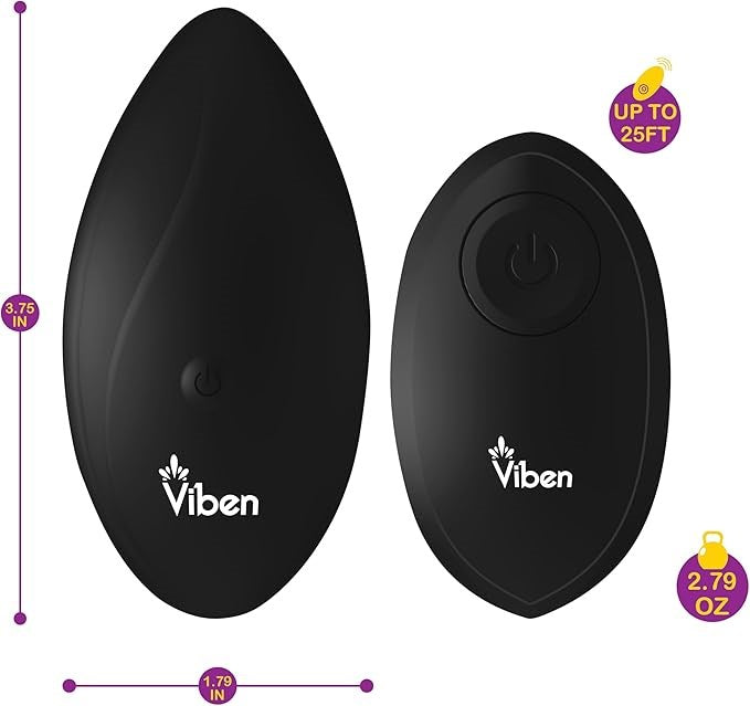 Viben Racy Multi Function Remote Controlled Panty Vibrator USB Rechargeable - - Remote Control Vibrators