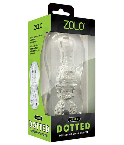 Xgen Products Zolo Gripz Dotted Mens Masturbator Textured Penis Sleeve - Masturbators and Strokers