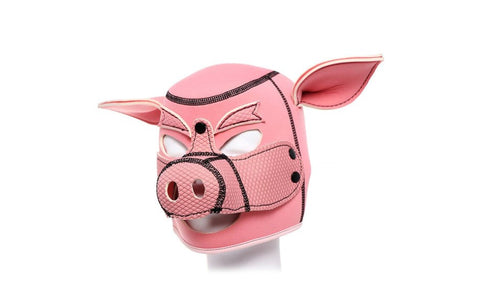 Doc Johnson Daytona BDSM Play Neoprene Pig Mask Premium Role Play Gear - Bondage Hoods