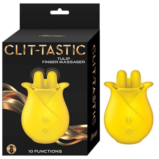 CLIT-TASTIC Tulip Finger Back And Forth Massager - - Finger & Tongue Vibrators