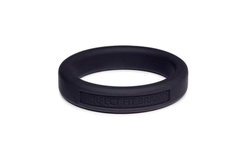 Perfect Fit Classic Silicone Medium Stretch Penis Ring 44mm Cock Ring - Stretchy Cock Rings