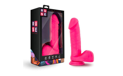 Blush Novelties Ruse Big Poppa Realistic Silicone Dildo 8 Inch Length - Realistic Dildos