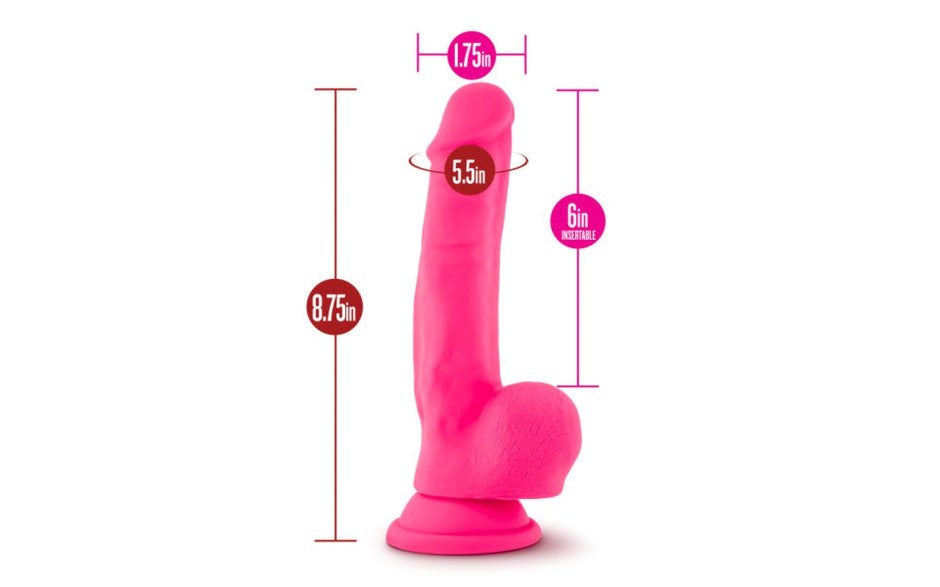 Blush Novelties Ruse Shimmy Realistic Feel Dong 8.75 Inch Silicone - - Realistic Dildos