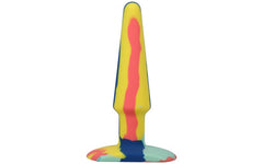 A-Play Groovy Silicone Anal Plug 5 Inch Sunrise - - Butt Plugs