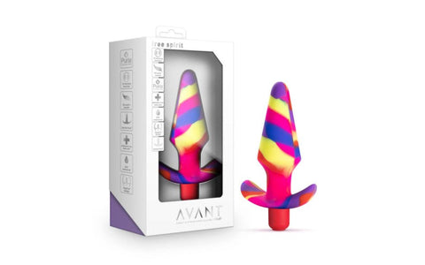 Blush Novelties Avant Free Spirit Scarlet Silicone Butt Plug Vibrating - Butt Plugs