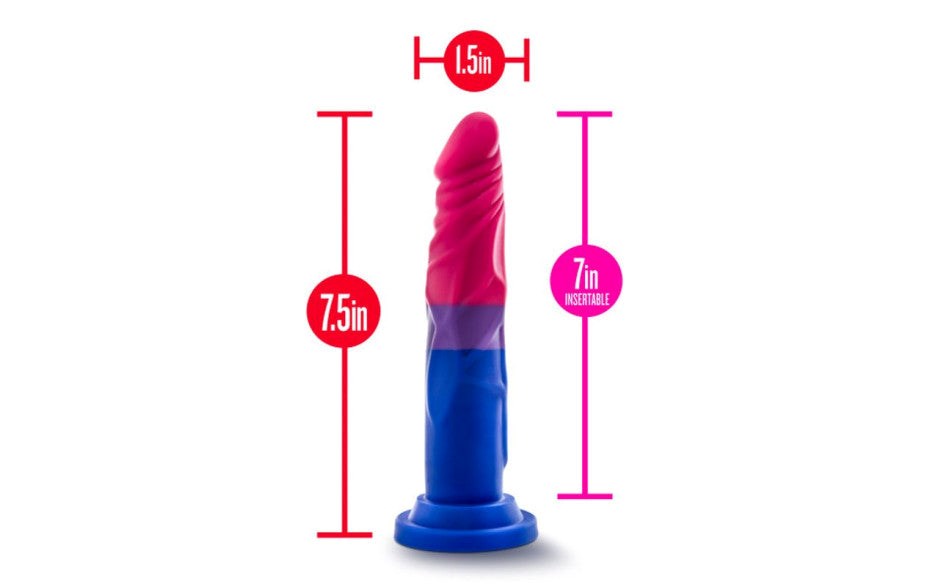 Blush Novelties Avant Pride P8 Realistic Silicone Dildo 7.5 Inch - - Realistic Dildos