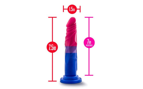 Blush Novelties Avant Pride P8 Realistic Silicone Dildo 7.5 Inch - Realistic Dildos