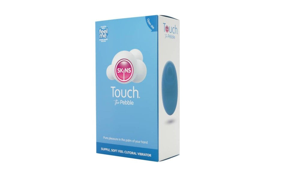 Skins Touch The Pebble Clitoral Vibrator with FeelMe Silicone Technology - - Clit Ticklers and Pulsators