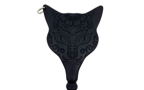Demon Kat Bondage Play Paddle Dildo Medical Grade Silicone Dual Function - Paddles And Slappers