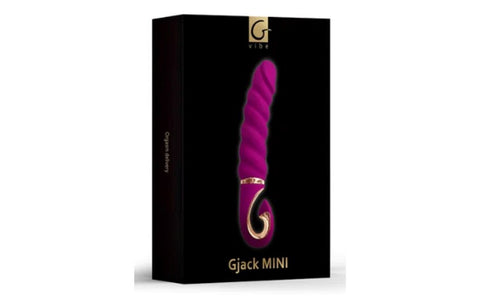 Gvibe Gjack MINI G Spot Massager Sweet Raspberry Revolutionary Bioskin - G-Spot Vibrators