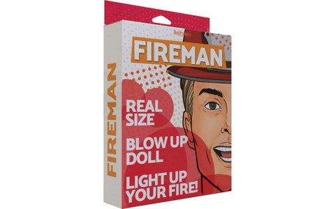 Hott Products Fireman Inflatable Blowup Love Doll with Realistic Anatomy - Love Dolls