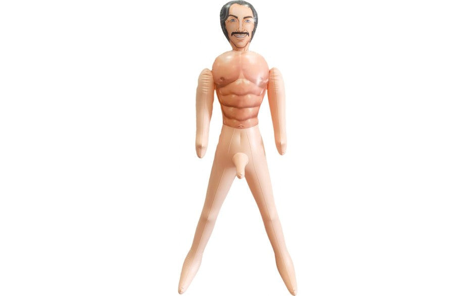 Hott Products Johnny Wad Inflatable Adult Doll with 9 Inch Penis - - Love Dolls
