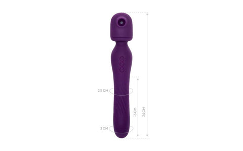 JOS Kisom 2 In 1 Wand Body Wand Massager Dual Stimulation Vibrator - Body Wands