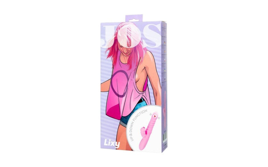 JOS Lixy Heating and Rotating Petal Tickler Rabbit Vibrator with Heat - - Rabbit Vibrators