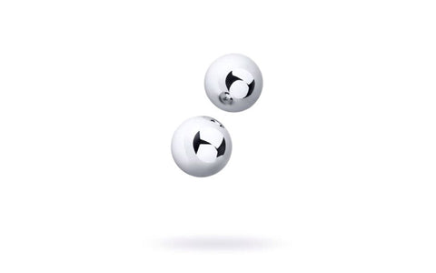 ToyFa Metal Silver Metal Vaginal Balls 2 Piece 3 cm Medical Steel - Love Eggs and Kegel Exercisers