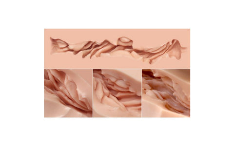 Naked Factory Jessica Hand Held Torso Mens Masturbator Medical Grade TPE - Masturbators and Strokers