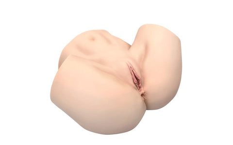 Naked Factory Scarlet Real Hip Anal and Vaginal Penetration Masturbator Premium TPE - Masturbators and Strokers