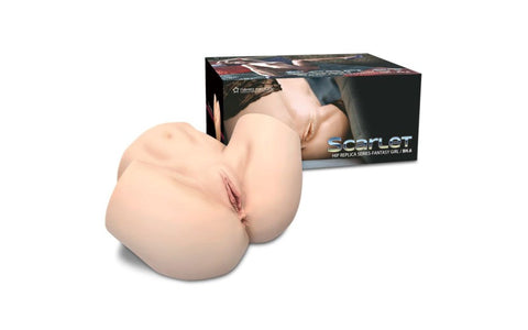 Naked Factory Scarlet Real Hip Anal and Vaginal Penetration Masturbator Premium TPE - Masturbators and Strokers