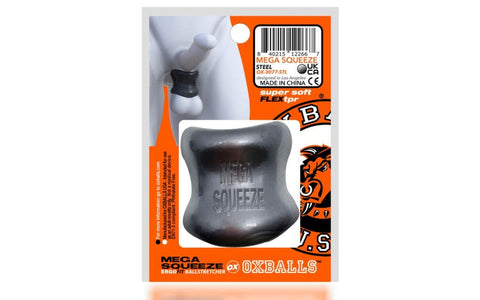 OxBalls Mega Squeeze Ergofit Ball Stretcher Steel Premium FlexTPR Design - Ball Stretchers and Crushers