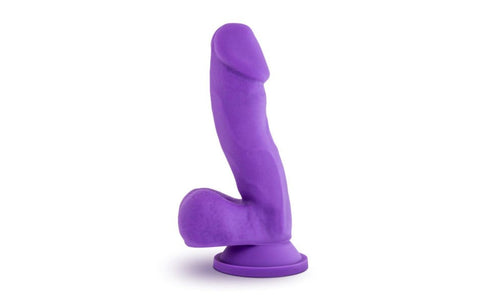 Blush Novelties Ruse Juicy Harness Compatible Realistic Dong Purple Dildo - Realistic Dildos