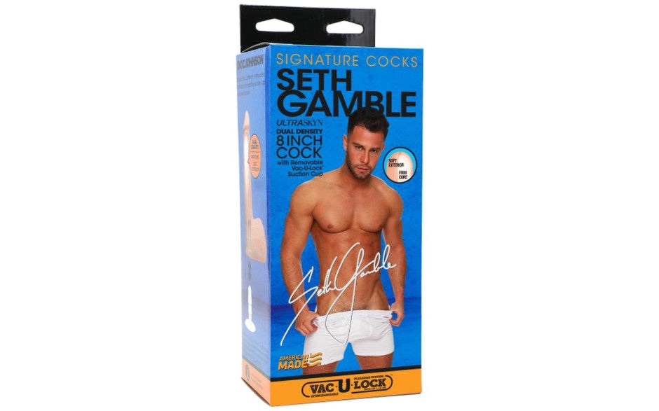 Doc Johnson Signature Cocks Seth Gamble Ultraskyn Realistic Cock 8 Inch - - Realistic Dildos