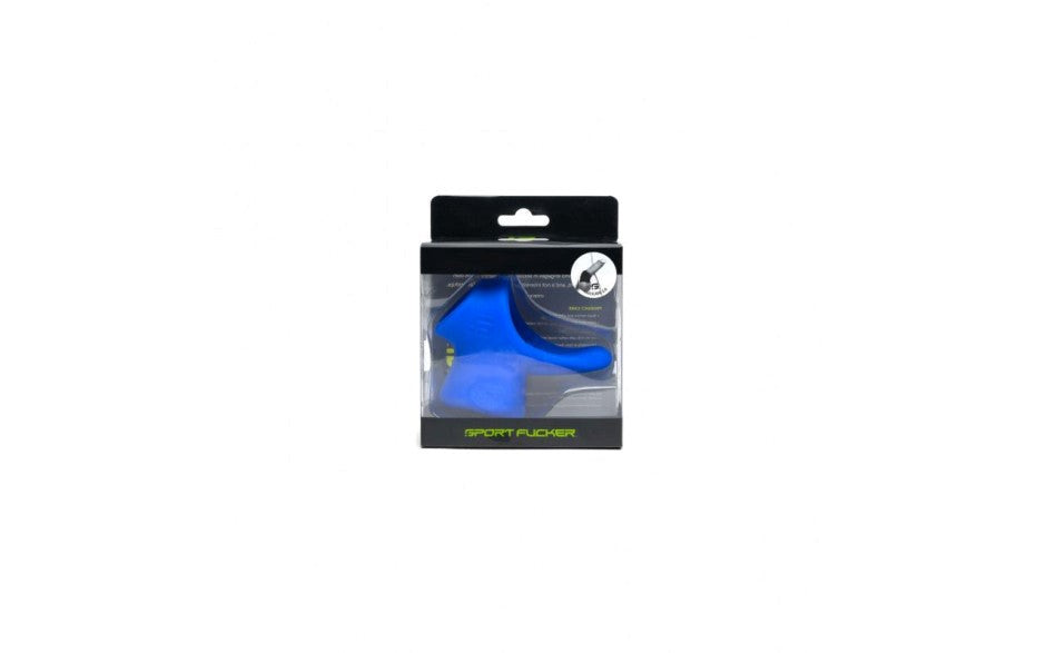 Sport Fucker Tailslide 2.0 Stretchy Cock & Ball Ring Blue Premium Silicone - - Stretchy Cock Rings