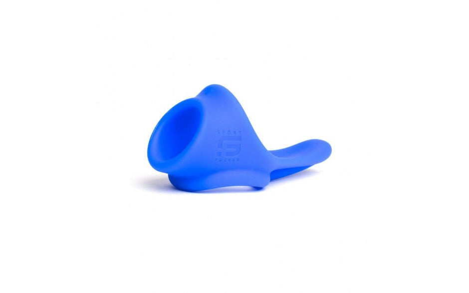 Sport Fucker Tailslide Flexible Cock & Ball Ring Blue Premium Silicone - - Stretchy Cock Rings