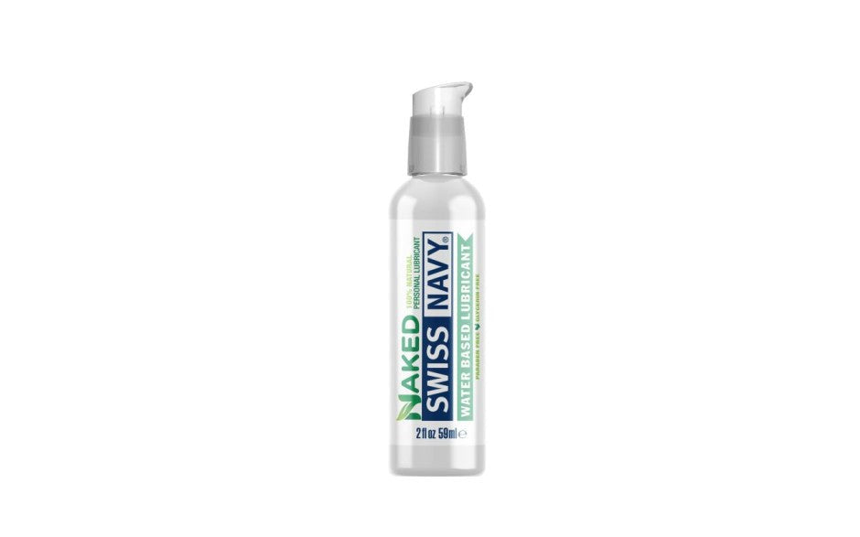 Swiss Navy Naked All Natural Water Based Lubricant 237ml Paraben Free Formula - - Water Based Lubes