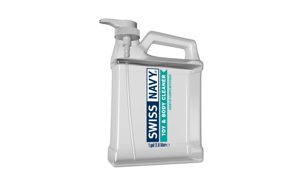 Swiss Navy Toy & Body Cleaner 3.8L Professional Sex Toy Sanitizer - - Adult Toy Cleaner