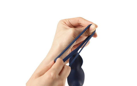 Arosum VibraDuo Vibrating Anal Probe & Perineum Stimulator With Cock Ring - Butt Plugs