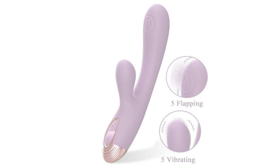 Drywell Pada Rabbit and G Spot Pulsing Vibrator Dual Motor Design - - Rabbit Vibrators