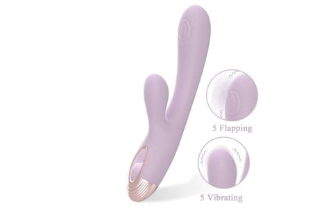 Drywell Pada Rabbit and G Spot Pulsing Vibrator Dual Motor Design - Rabbit Vibrators