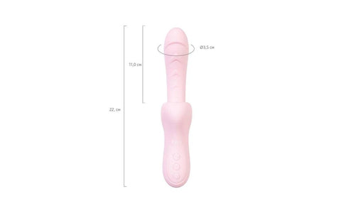 JOS Orali G Spot Vibrator with Massaging Tongue Dual Motor Technology - G-Spot Vibrators