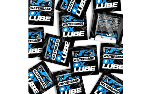 OxBalls LIQUISLIK Waterbased OXLube 50 Pack Sachets Premium Personal Lube - Water Based Lubes