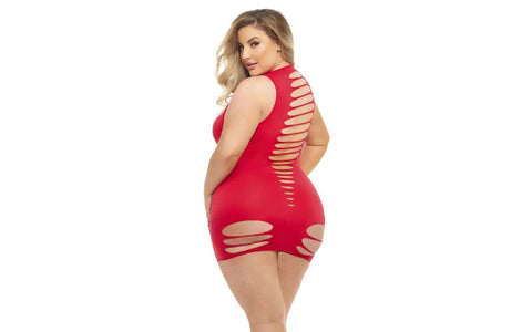 Pink Lipstick Cant Commit Women Clubwear Dress Bodycon Mini Stretch - Skirts And Club Wear