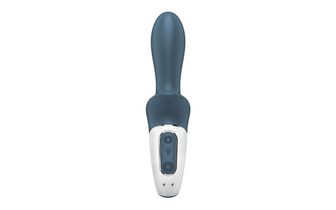Satisfyer Air Pump Booty 2 Anal Vibrator Dark Grey Inflatable Shaft - Anal Vibrators