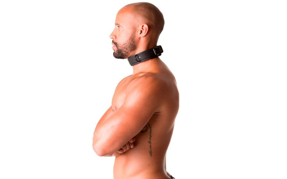 Sport Fucker Neoprene Bondage Collar with Dual Layer Padding - - Collars and Leads