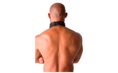 Sport Fucker Neoprene Bondage Collar with Dual Layer Padding - Collars and Leads