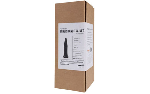 Tantus Inner Band Trainer Anal Dildo Onyx Medical Grade Silicone - Anal Dildos