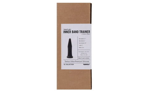 Tantus Inner Band Trainer Anal Dildo Onyx Medical Grade Silicone - Anal Dildos