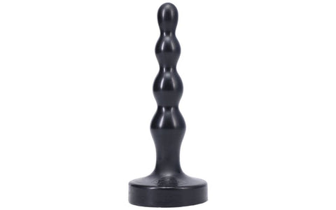 Tantus Ripple Small Anal Beads Onyx Premium Silicone Anal Training - Anal Dildos