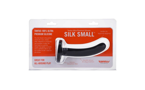 Tantus Silk Silicone Dildo Small Onyx Premium Medical Grade Silicone - Realistic Dildos